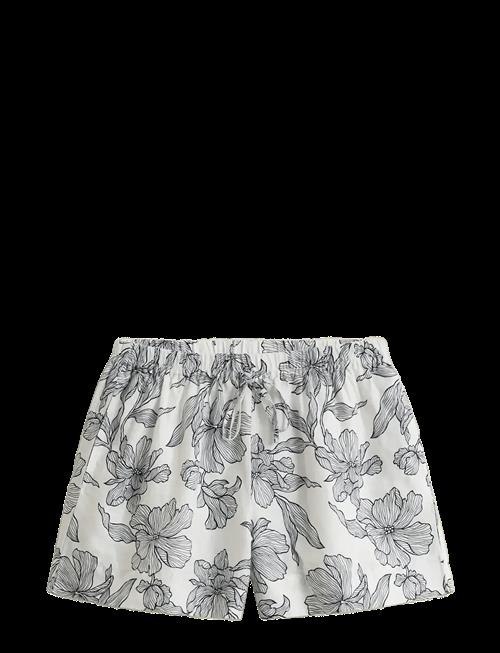 Gant | Floral Print Linen Pull On Shorts | 32