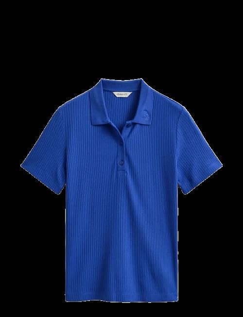 Gant | Slim Ribbed Ss Polo | S