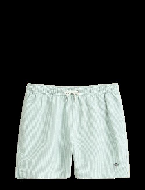 Gant | Striped Seersucker Swim Shorts | XXXL