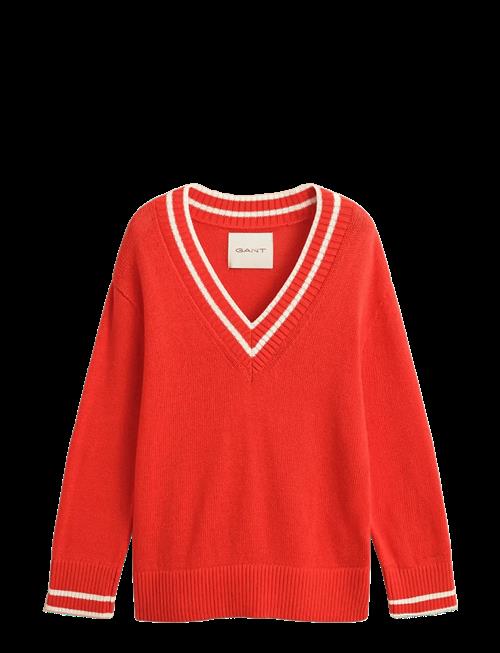Gant | Contrast Cotton V-Neck | XS