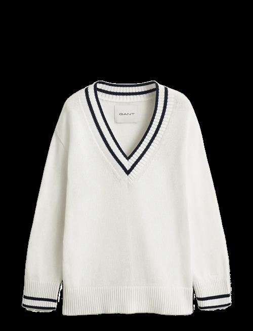 Gant | Contrast Cotton V-Neck | L