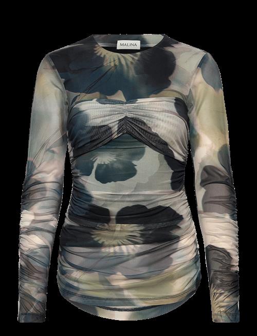 Malina | Elionora Sheer Jersey Top | M