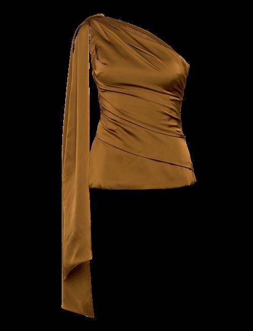 Malina | Nelly Draped One Shoulder Top | 40