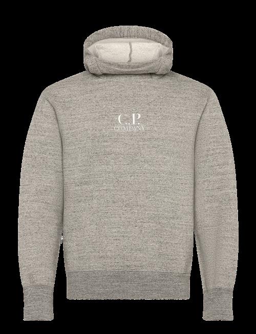 C.P. Company | Logo Embroidered Cotton Hoodie | S