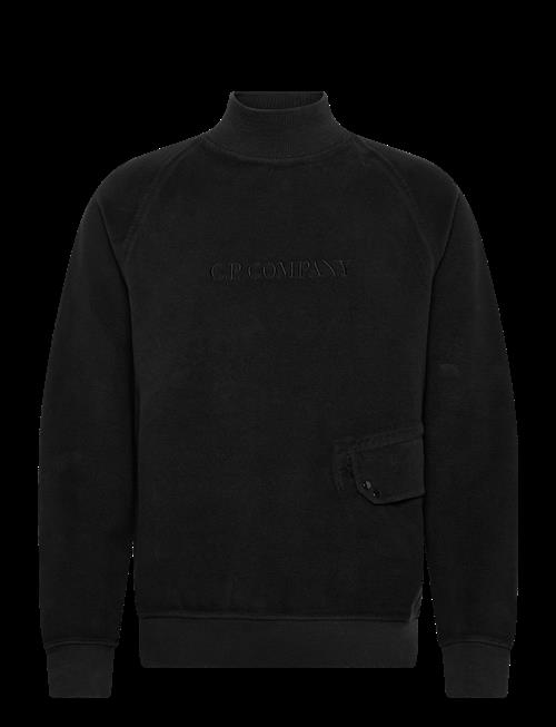 C.P. Company | Reverse Brushed & Emerized Diagonal Fleece Mixed Funnel Neck | XS