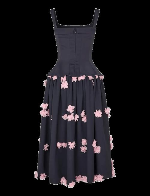STINE GOYA | Double Sided Crepe, Corset Long Dress | XS
