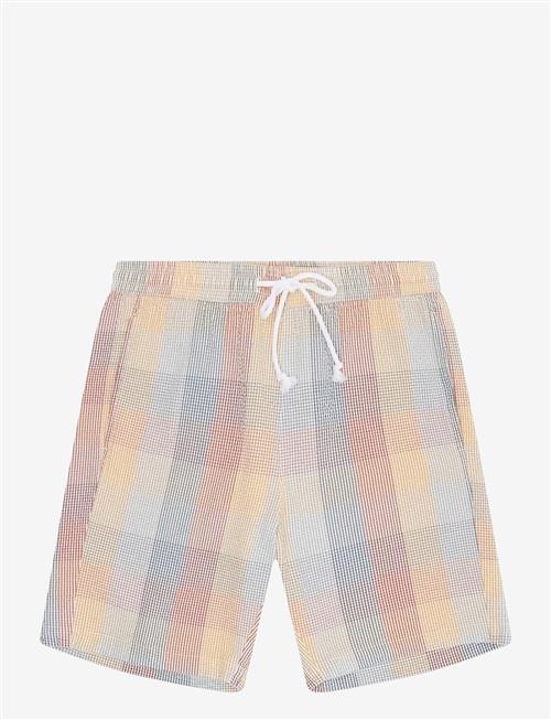 Knowledge Cotton Apparel | Fig Loose Seersucker Shorts | L