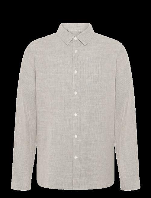 Knowledge Cotton Apparel | Dune Regular Stripe Shirt | S
