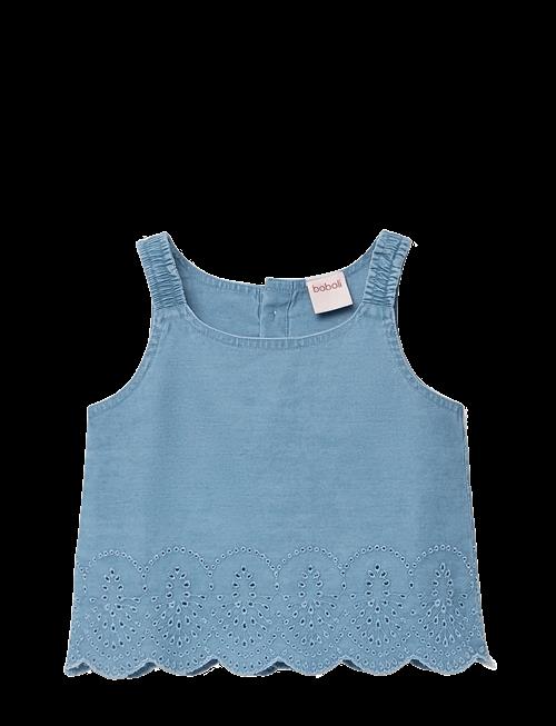 Boboli | Shirt Denim Embroidery For Girl -Bci | 110