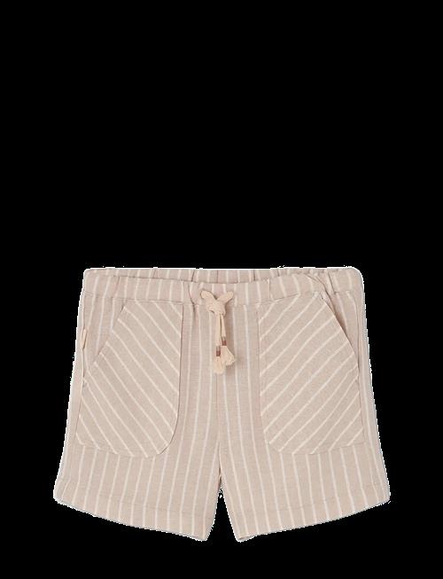 Boboli | Linen Bermuda Shorts Striped For Girl | 98