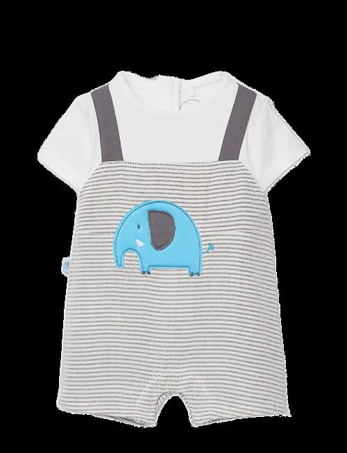 Boboli | Knit Play Suit Combined For Baby -Bci | 68