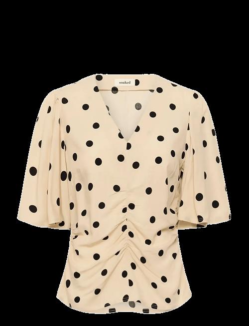 Soaked | Slarjana Ruching Blouse Ss | XL