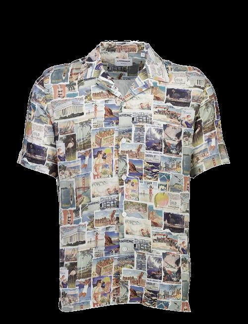 Lindbergh | Aop Vintage Viscose Shirt S/S | M