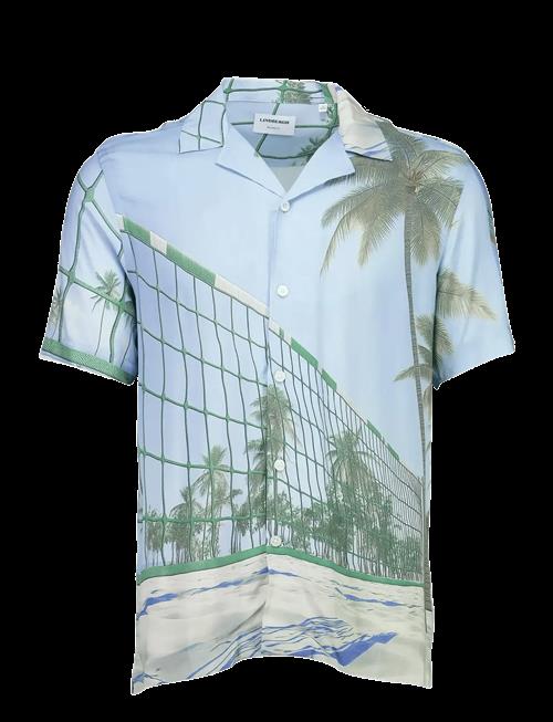 Lindbergh | Aop Summer Viscose Shirt S/S | M