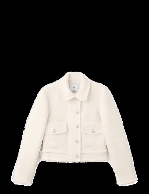 Mango | Tweed Jacket With Notched Lapel Collar | M