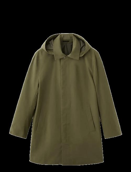 Mango | Water-Repellent Parka With Removable Hood | XL