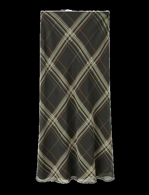 Mango | Checked Long Skirt | S
