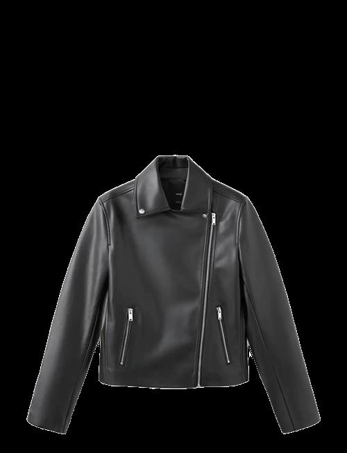 Mango | Faux-Leather Biker Jacket | S