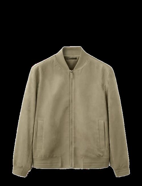 Mango | Suede-Effect Bomber Jacket | XL