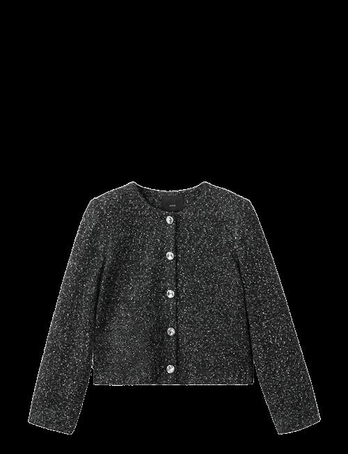 Mango | Flecked Cotton-Blend Jacket | L
