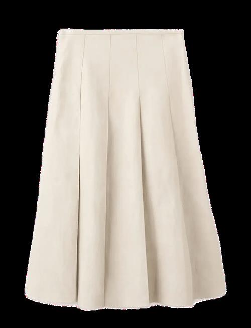 Mango | Faux-Leather Godet Skirt | 38