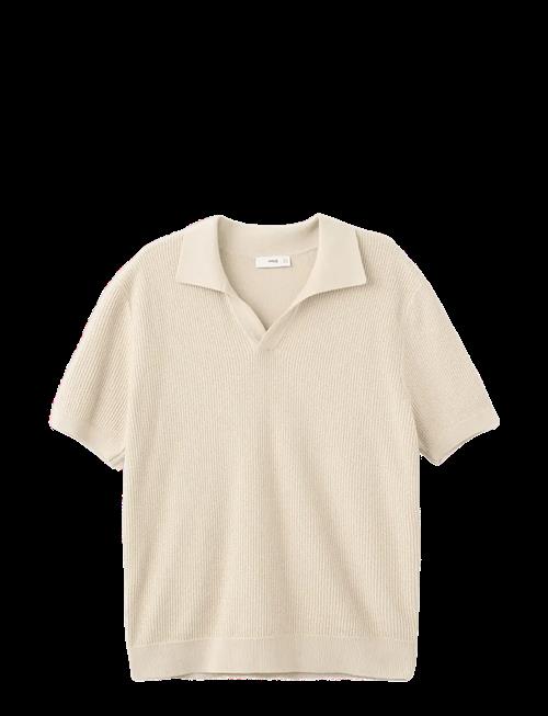 Mango | 100 Cotton Knitted Polo Structure | XXL
