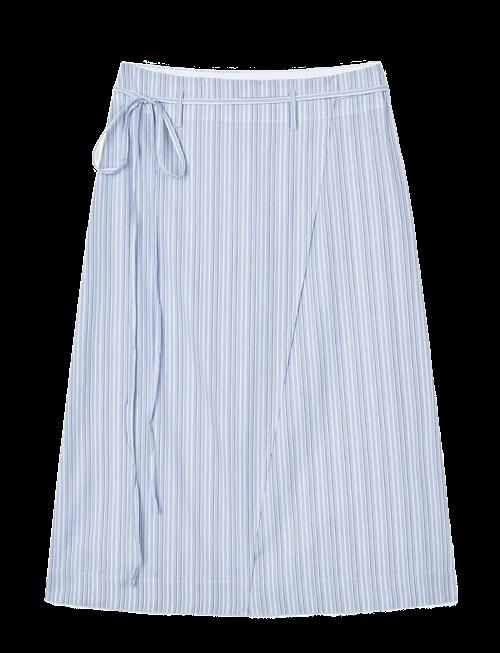 Mads Nørgaard | Mia Poplin Marty Wrap Skirt | 36