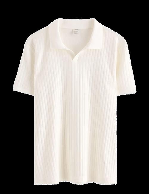 Lindex | Ribbed Top With Collar | 128