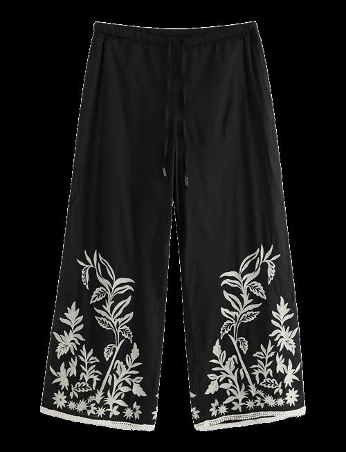 Lindex | Trousers Nilla Embroidery | S