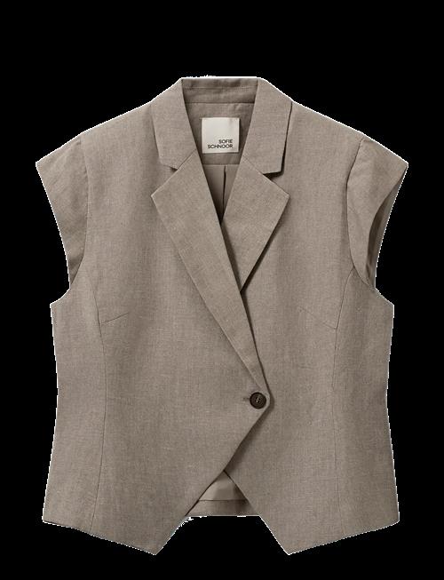 Sofie Schnoor | Majsesw Linen Mix Cap Sleeve Blazer | 38