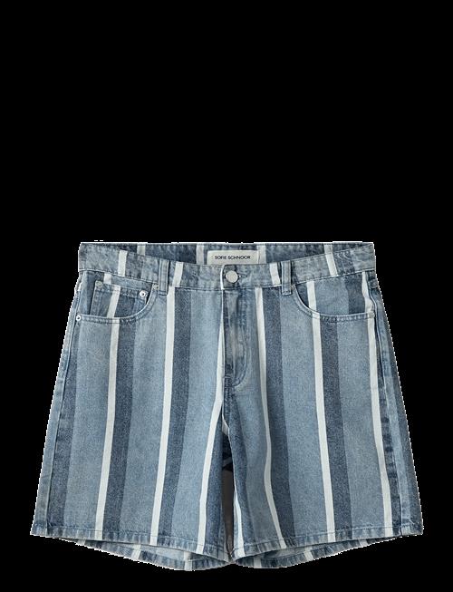 Sofie Schnoor | Ozilasw Striped Denim Shorts | 40