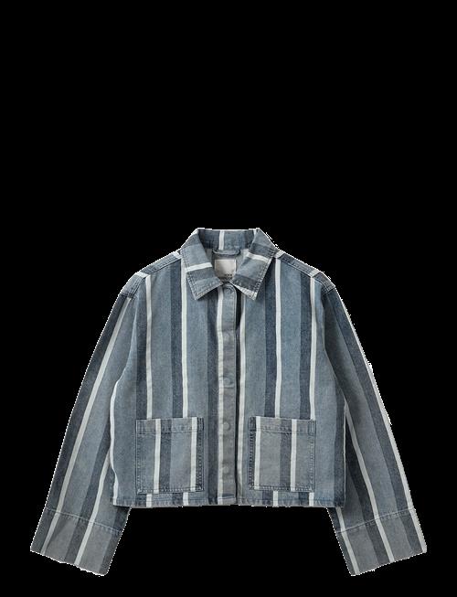 Sofie Schnoor | Tazasw Striped Denim Jacket | 40
