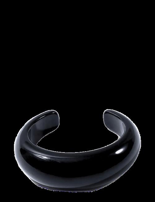 Bud To Rose | Bond Bangle Resin Black | ONE SIZE