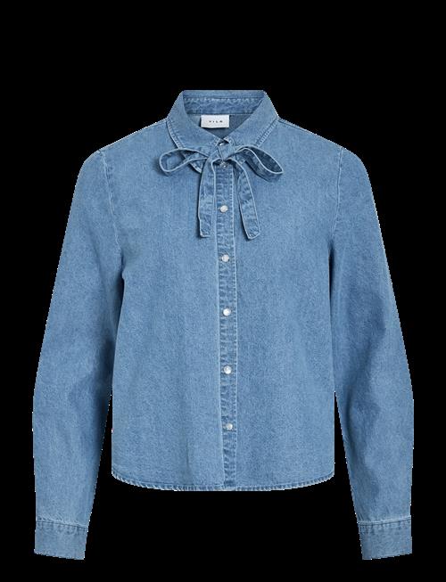 Vila | Viconga L/S Bow Denim Shirt | 36