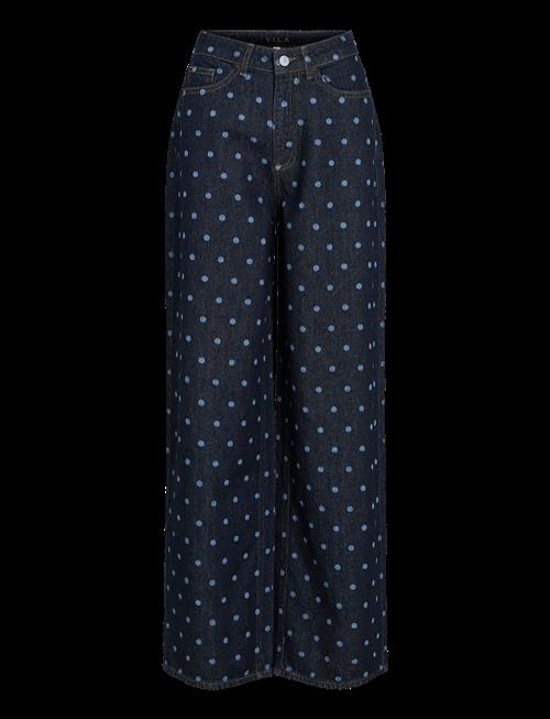 Vila | Vifreya Pal Hw Dot Wide Jeans Dbd | 42 x 32