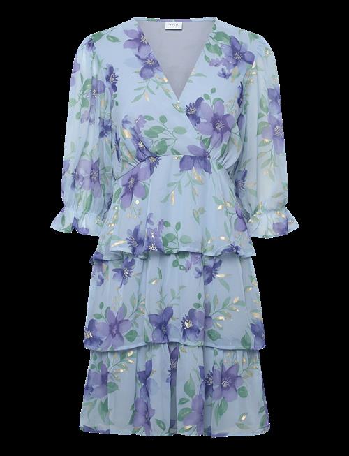 Vila | Vimagnolia 3/4 -Neck Short Dress/Dc/Ka | 38