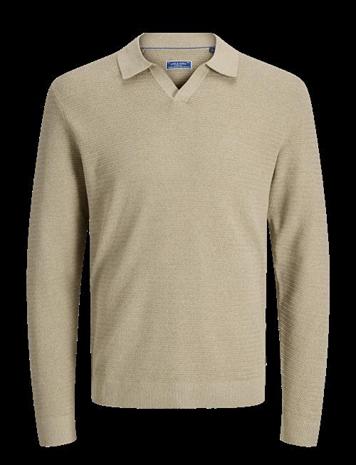 Jack & Jones | Jprbluriley Knit Split Neck Ls Sn | XL
