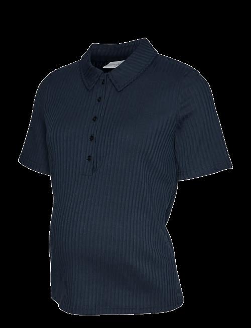 Mamalicious | Mlpella Lia Ss Jrs Polo Top 2F | XS