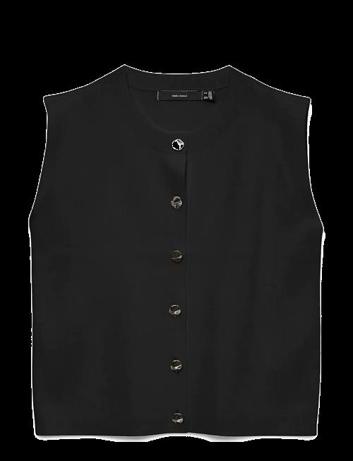 Vero Moda | Vmgold Sl O-Neck Button Vest Boo | XS