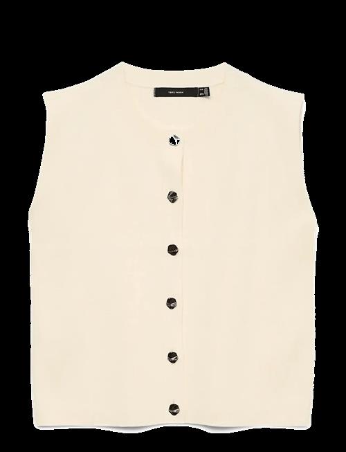 Vero Moda | Vmgold Sl O-Neck Button Vest Boo | L