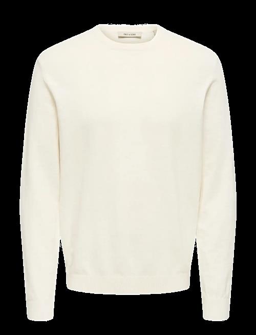 ONLY & SONS | Onstim Reg Ls Linen Crew Knit Noos | XL