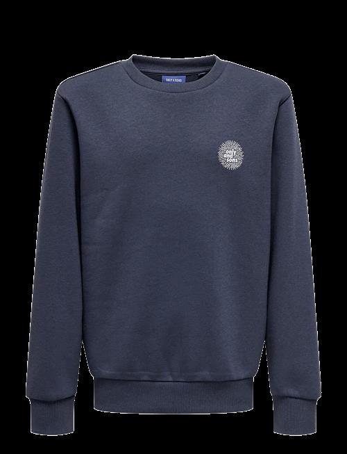 ONLY & SONS | Osjceres Cell Reg Ls Crew Swt | 170-176
