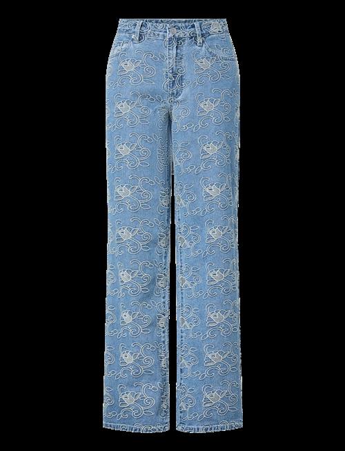 YAS | Yassia Mw Emb Straight Jeans | 26 x 32