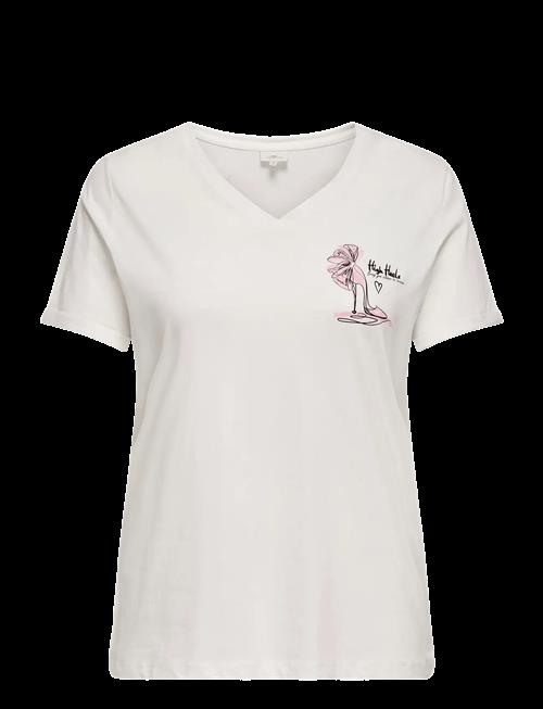 ONLY Carmakoma | Carbea Ss V-Neck Tee Jrs | 46-48