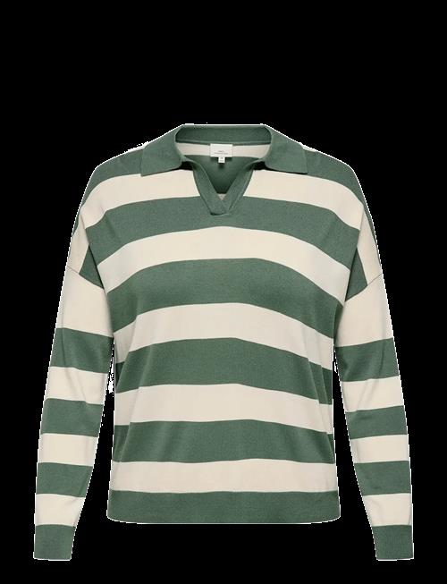ONLY Carmakoma | Carmeddie Life Ls Stripe Collar Pull Knt | 54