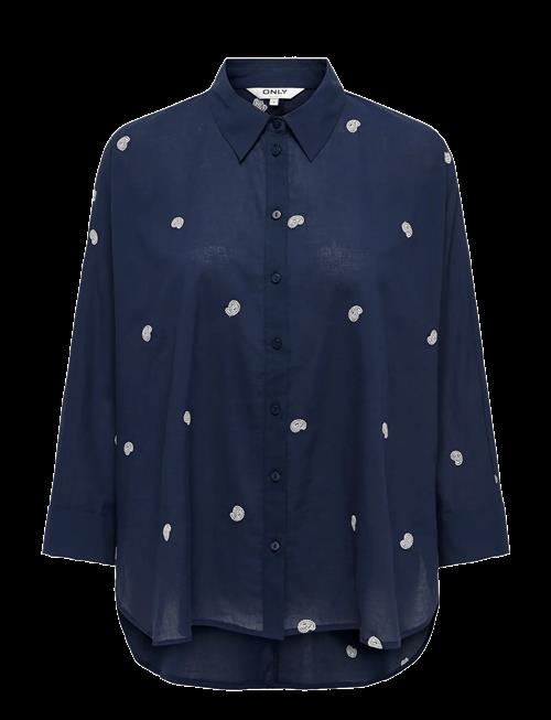 ONLY Carmakoma | Carnew Lina Grace Ls Emb Shirt Wvn Noos | 42