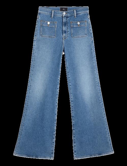 7 For All Mankind | Modern Dojo Tailorless Oceanstone With Patch Pockets | 28 x 32