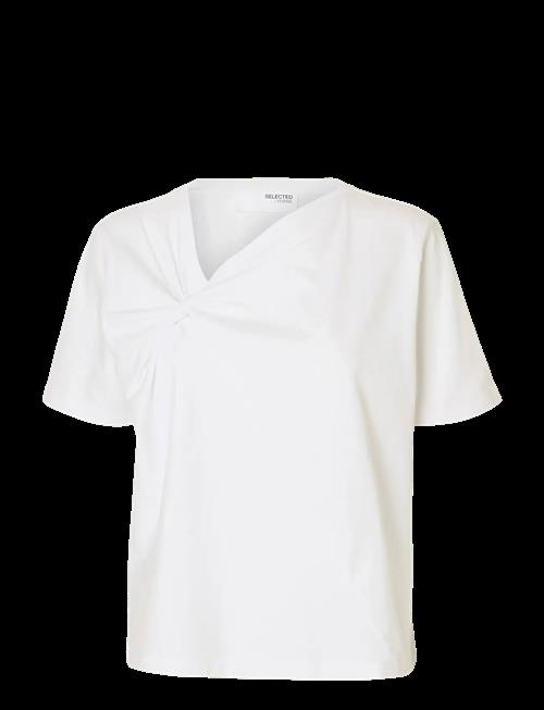 Selected | Slfmila Twisted Ss Tee | XL