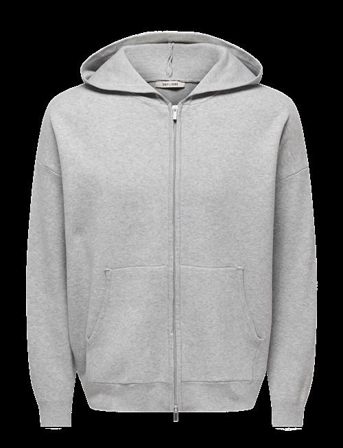 ONLY & SONS | Onssade Ovz Ls Zip Cardigan Knit | S