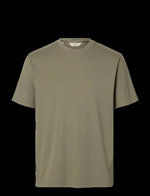 Selected | Slhspencer Rib Ss O-Neck Tee Noos | L